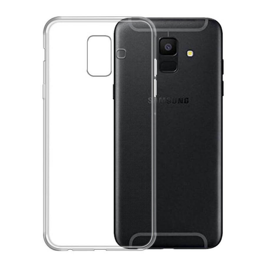 Siliconen Backcover Samsung Galaxy J6 Plus 2018 - Transparant