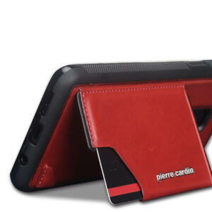 Pierre Cardin Leren Backcover Met Kaarthouder Samsung S9 Plus - Rood -3
