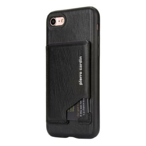Pierre Cardin Leren Backcover Met Kaarthouder iPhone 8 / 7 - Zwart -2