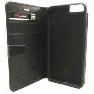 Pierre Cardin Lederen Boekmodel iPhone 8 / 7 – Zwart