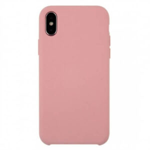 Soft Touch Silliconen Backcover iPhone XS / X - Roze