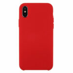 variatie Soft Touch Siliconen Back Cover iPhone XS – X – Rood