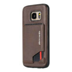 variatie Pierre Cardin Leren Backcase Met Kaarthouder Samsung Galaxy S7 – Donkerbruin