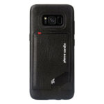 variatie Pierre Cardin Leren Back Cover Met Kaarthouder Samsung S8 – Zwart