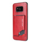 variatie Pierre Cardin Leren Backcase Met Kaarthouder Samsung Galaxy S8 Plus – Rood