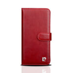 variatie Pierre Cardin Leren Portemonnee Case iPhone XS Max – Rood