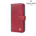 variatie Pierre Cardin Leren Portemonnee hoes Samsung S7 Edge – Rood