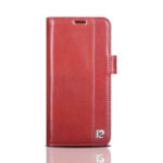 variatie Pierre Cardin Leder Booklet Cover Samsung S9 – Bordeauxrood