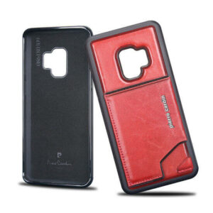 Pierre Cardin Leren Backcover Met Kaarthouder Samsung S9 - Rood