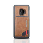 variatie Pierre Cardin Leren Case Met Kaarthouder Samsung Galaxy S9 – Bruin