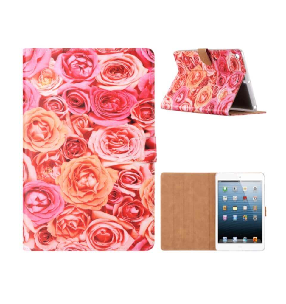 Rozen Boekmodelhoesje iPad 2017/2018 - Roze