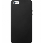 variatie Fonu Siliconen Achterkant Hoesje iPhone SE – 5S – 5 – Zwart