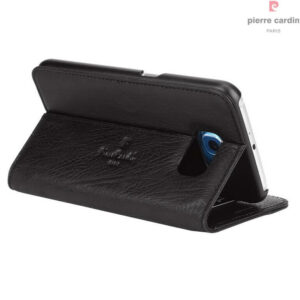 Pierre Cardin Lederen Boekmodel Samsung Galaxy S6 - Zwart -3