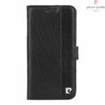 variatie Pierre Cardin Leder Book Cover Beschermhoesje Samsung Galaxy S6 – Zwart