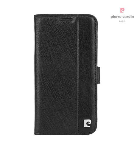 Pierre Cardin Lederen Boekmodel Samsung Galaxy S6 - Zwart -1