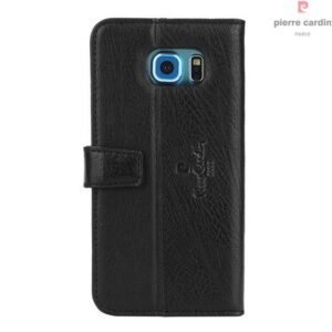 Pierre Cardin Lederen Boekmodel Samsung Galaxy S6 - Zwart -4