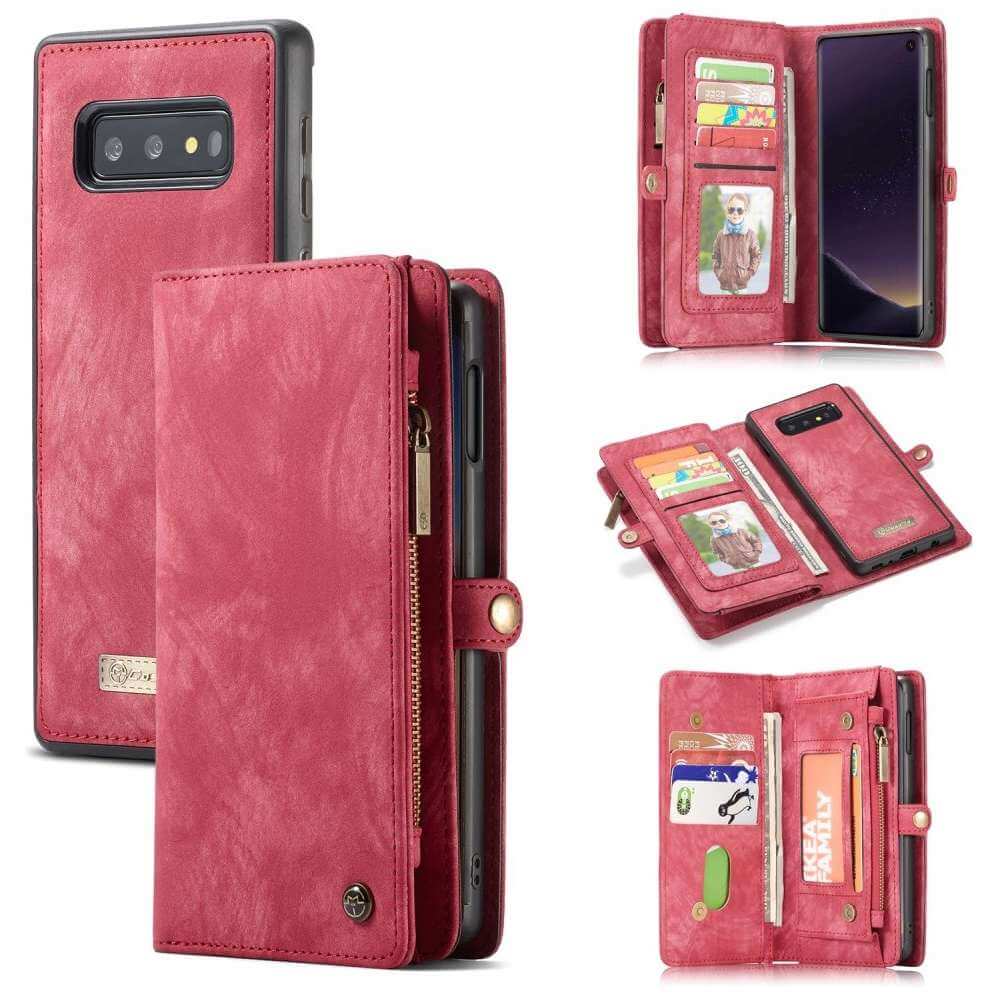CASEME-Samsung-Galaxy-S10e-Vintage-Portemonnee-Hoesje---Red_1