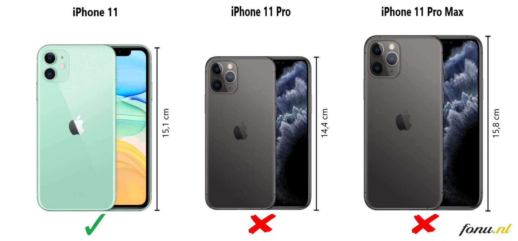 Fonu Gehard Bescherm Glas Voor Scherm Iphone 11