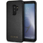 variatie GUESS Siliconen Back Cover Telefoonhoesje Samsung Galaxy S9 Plus – Zwart