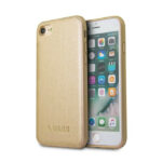 variatie GUESS Siliconen Backcover Beschermhoesje iPhone 8 / 7 / SE (2020) / 6s / 6 – Goud