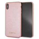 variatie GUESS Siliconen Achterkantje iPhone XS / X – Rose Gold