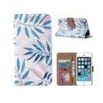variatie FONU Book Telefoonhoesje Lange Bladeren iPhone 8 / 7 / SE (2020)