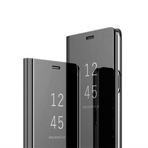 FONU Clear View Case Hoesje Samsung A41 – Zwart