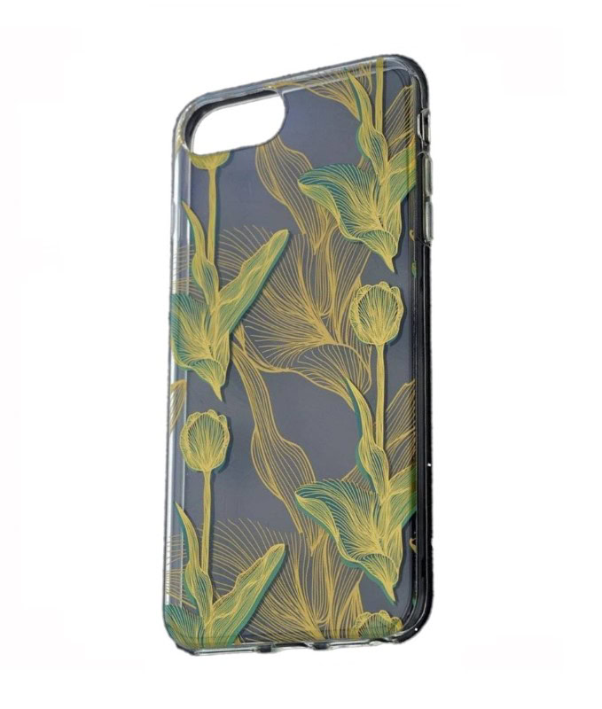 Buenos Planten Backcover iPhone 8 Plus / 7 Plus - Transparant