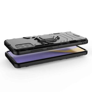 FONU Backcover Hoesje Met Ringhouder Samsung Galaxy A51 - Zwart 4