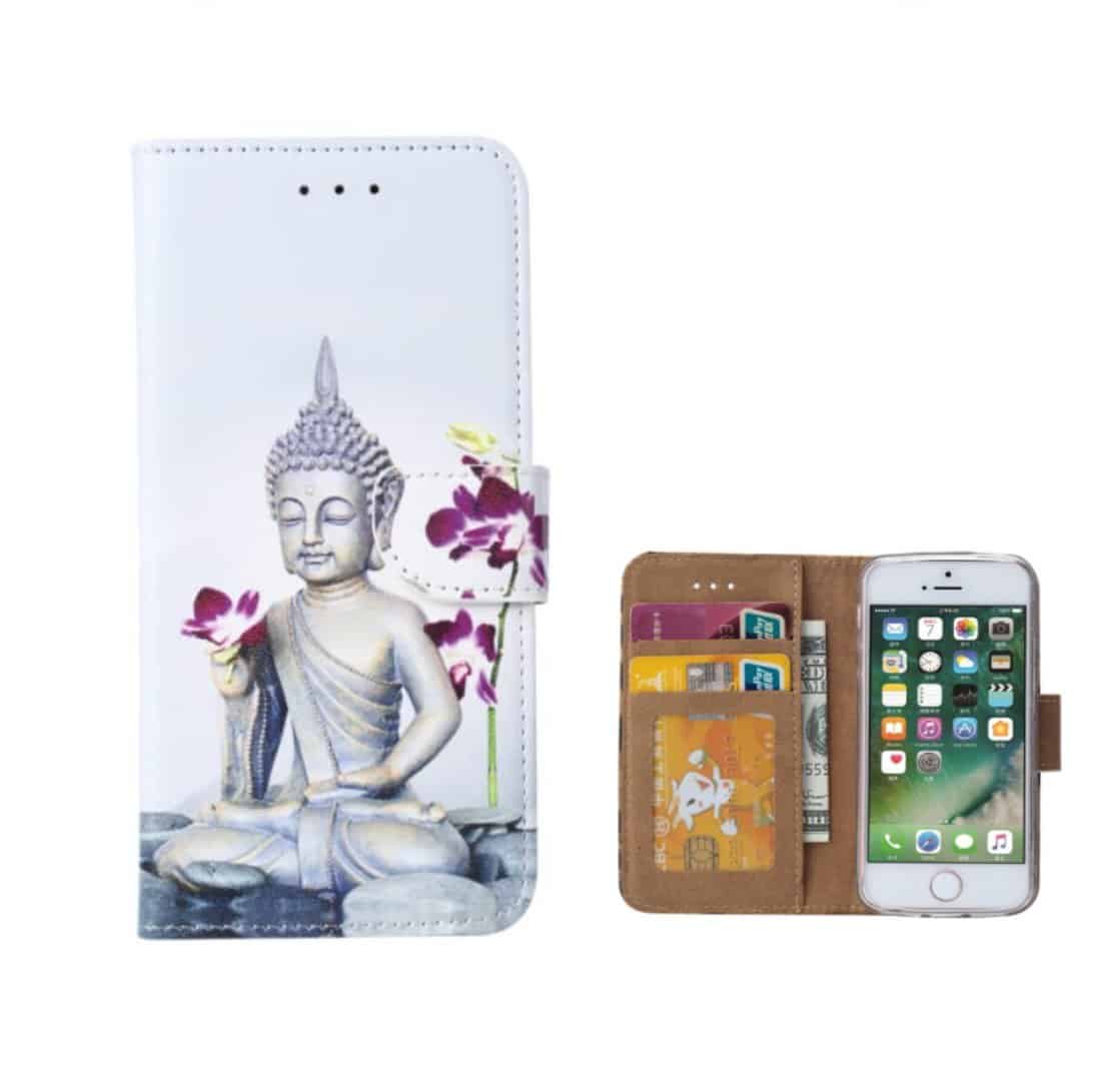 FONU Bookcase Hoesje Buddha iPhone 8