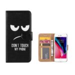 variatie FONU Booklet Case Don’t Touch My Phone iPhone 8 Plus / 7 Plus