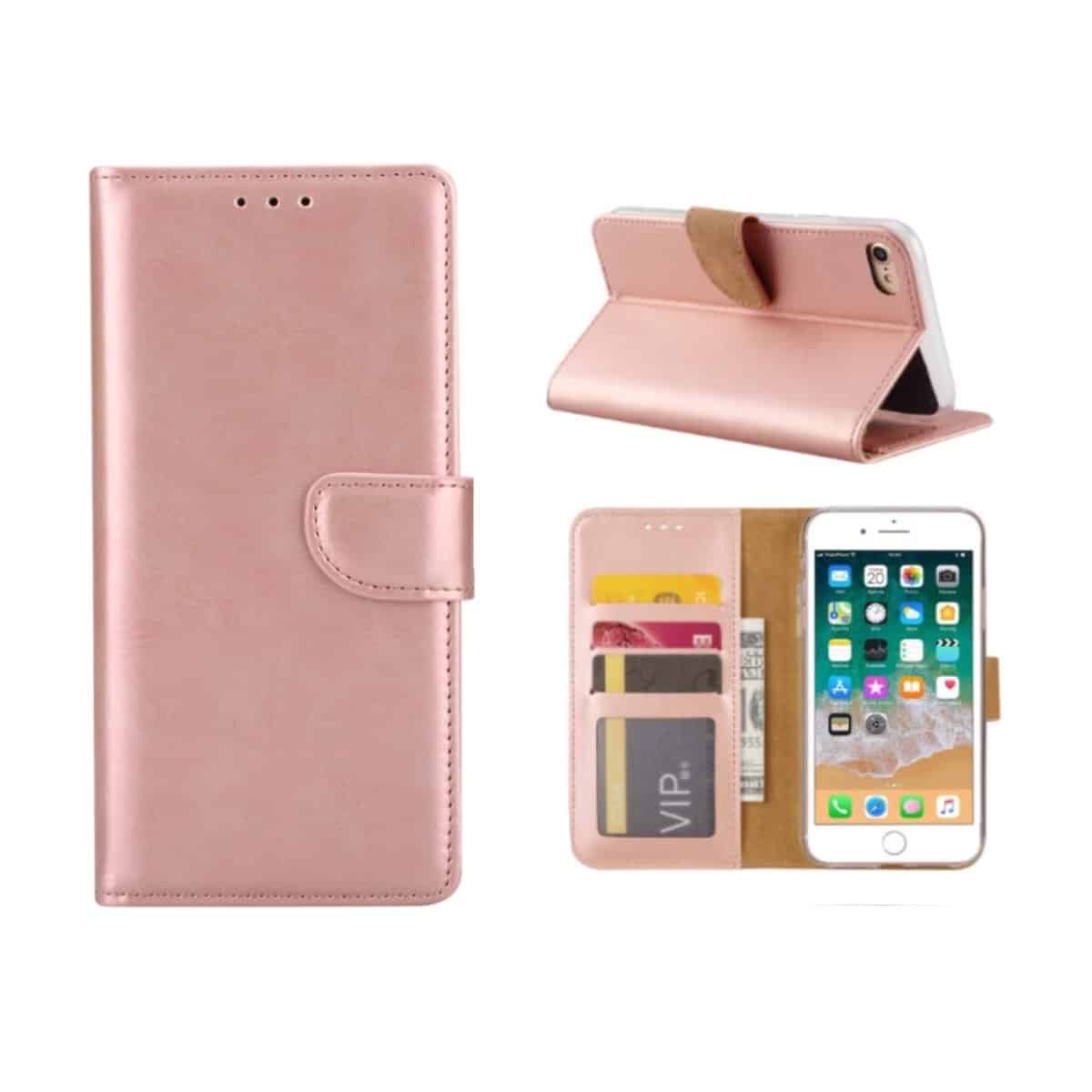 FONU Bookcase Hoesje iPhone SE - Roségoud