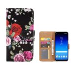 variatie FONU Bookcase Telefoonhoesje Zwarte Rozen Motorola G6