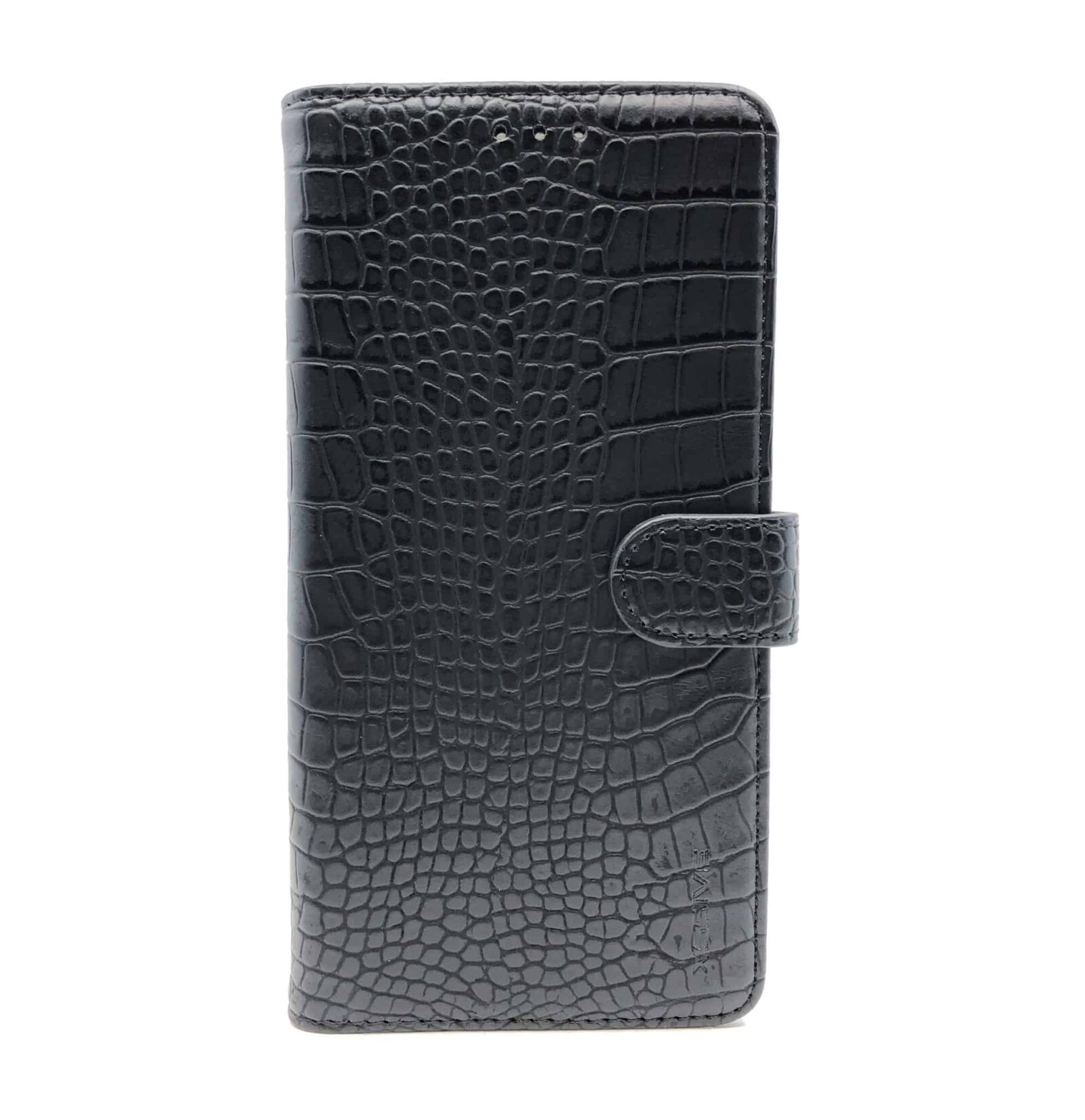 FONU Luxe Leren Krokodillen Bookcase Hoesje iPhone XS Max - Zwart_3