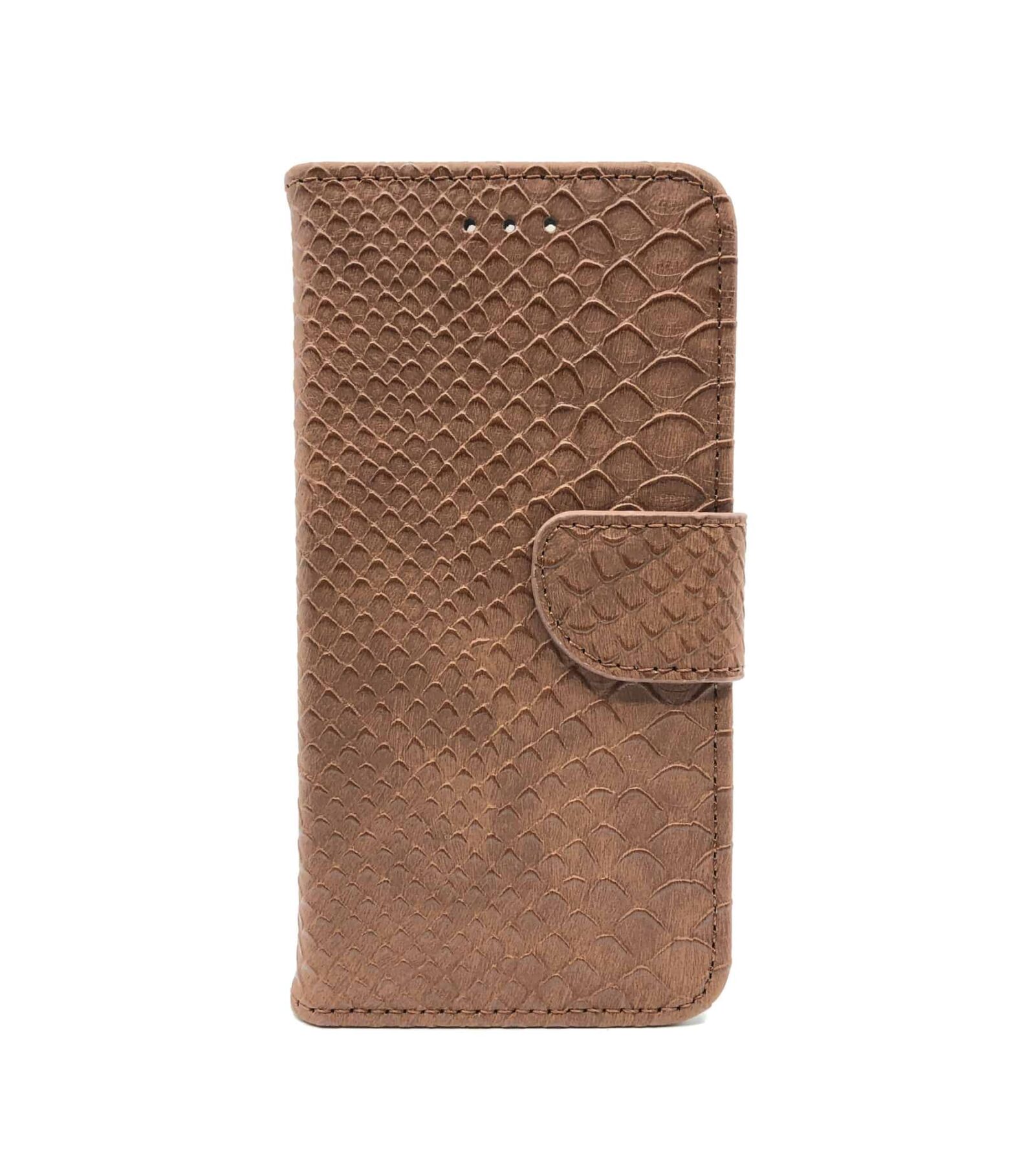 Schubbenprint Bookcase iPhone 8 Plus / 7 Plus - Bruin