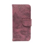 variatie Schubbenprint Book Smartphonehoesje iPhone 8 Plus – 7 Plus – Bordeauxrood