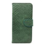 variatie Schubbenprint Book Smartphonehoesje iPhone 8 Plus / 7 Plus – Groen