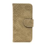 variatie Schubbenprint Book Cover Beschermhoesje iPhone 8 Plus / 7 Plus – Taupe