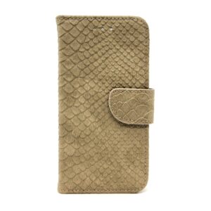Schubbenprint Bookcase iPhone 8 Plus / 7 Plus - Taupe