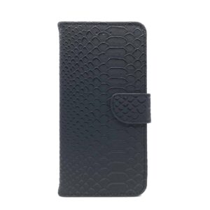 Schubbenprint Bookcase iPhone 8 Plus / 7 Plus - Zwart