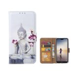 variatie FONU Book Cover Boeddha Huawei P20 Lite