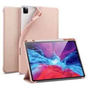 ESR Smart Hoes iPad Pro 12.9 2020 – Zachte Binnenkant met Penhouder – Rosegoud