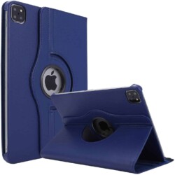 iPad Air 6/5/4 Hoes - Air Cover 11/10.9 Inch - Air 2025/2024/2022/2020 Hoes - Air 6/5/4 Case M2 en M3 - 360 Draaibaar - Roterend Hoesje - Donkerblauw