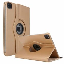 iPad Air 6/5/4 Hoes - Air Cover 11/10.9 Inch - Air 2025/2024/2022/2020 Hoes - Air 6/5/4 Case M2 en M3 - 360 Draaibaar - Roterend Hoesje - Goud