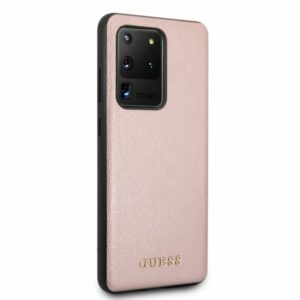GUESS Iridescent Backcover Hoesje Samsung Galaxy S20 Ultra - Roze 3