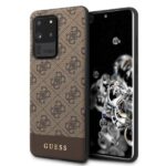 variatie GUESS Stripe Logo Hoesje Samsung Galaxy S20 Ultra – Bruin