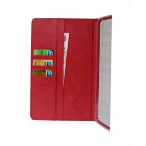 RV Luxe Leren Bookcase Hoes iPad 2 - Rood 3