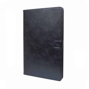 RV Luxe Leren Bookcase Hoes iPad 2 - Zwart