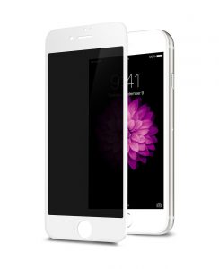 Fonu Full Cover Privacy Glass iPhone SE (2022 / 2020) – 8 – 7 – Wit