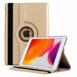 variatie iPad 9/8/7 Hoes – 9e/8e/7e Generatie – 10.2 Inch – Case Cover Hoesje – Bookcase – 2021/2020/2019 – 360 Draaibaar – Roterend – Met Standaard – Goud